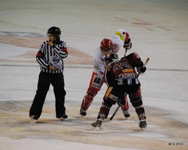 Photo hockey match Bordeaux - Valence le 23/01/2010