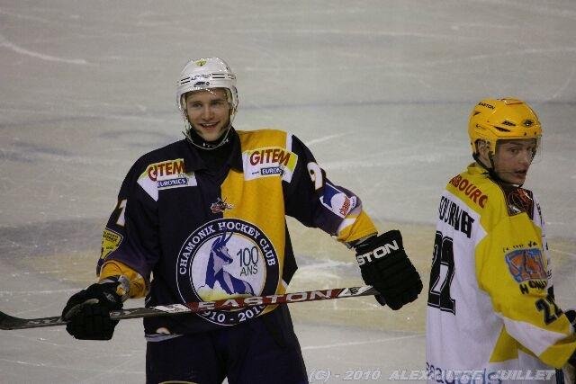 Photo hockey match Chamonix  - Strasbourg  le 23/01/2010