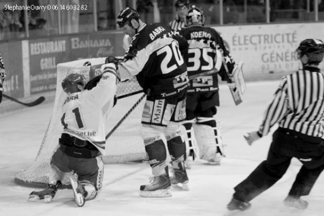 Photo hockey match Rouen - Villard-de-Lans le 23/01/2010