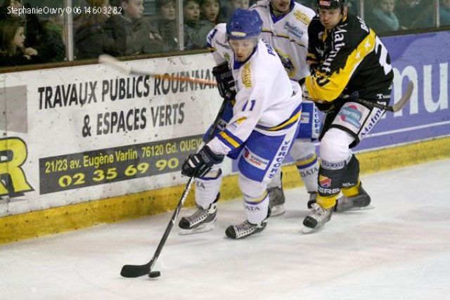 Photo hockey match Rouen - Villard-de-Lans le 23/01/2010