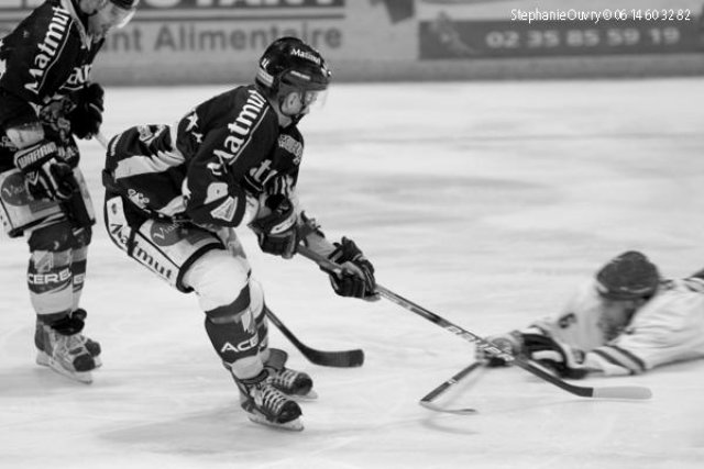 Photo hockey match Rouen - Villard-de-Lans le 23/01/2010
