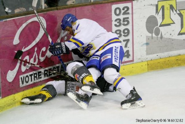 Photo hockey match Rouen - Villard-de-Lans le 23/01/2010