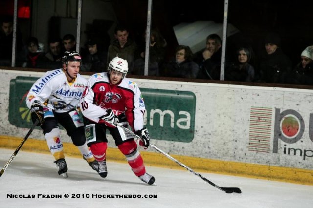 Photo hockey match Briançon  - Rouen le 29/01/2010