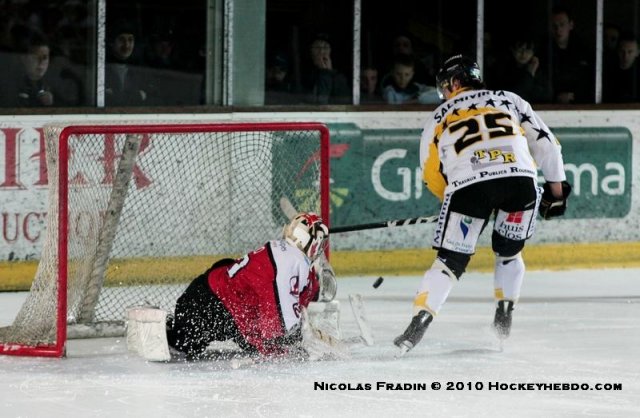 Photo hockey match Briançon  - Rouen le 29/01/2010