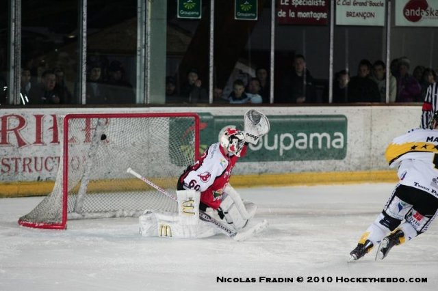 Photo hockey match Briançon  - Rouen le 29/01/2010