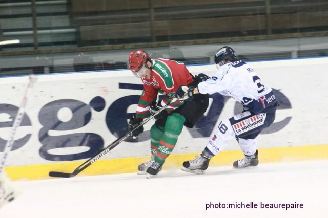 Photo hockey match Mont-Blanc - Angers  le 29/01/2010