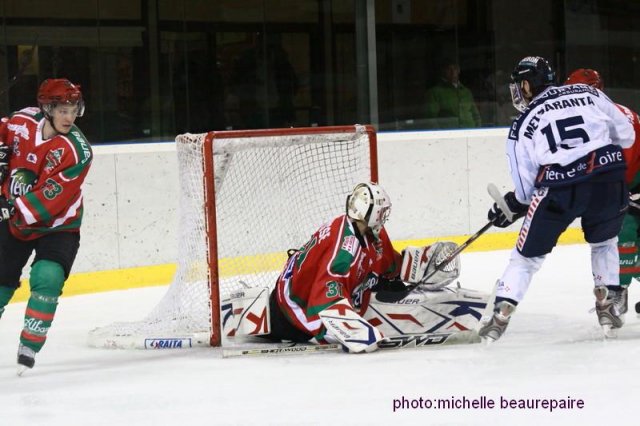 Photo hockey match Mont-Blanc - Angers  le 29/01/2010