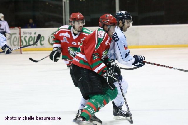 Photo hockey match Mont-Blanc - Angers  le 29/01/2010