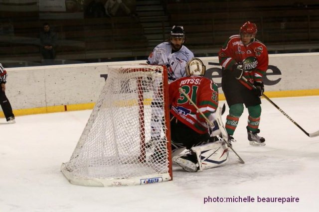 Photo hockey match Mont-Blanc - Angers  le 29/01/2010