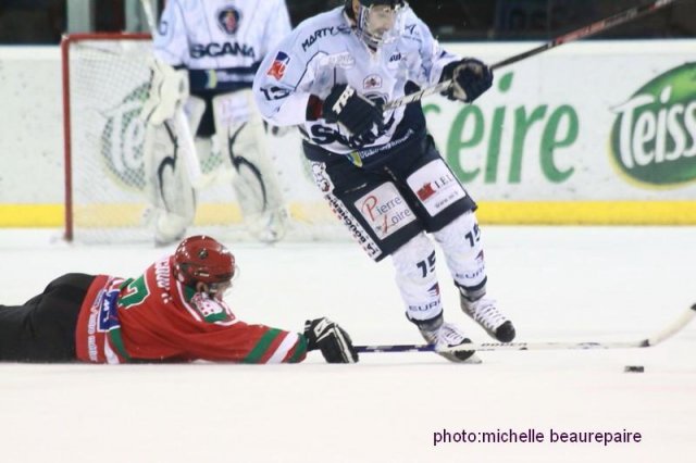Photo hockey match Mont-Blanc - Angers  le 29/01/2010