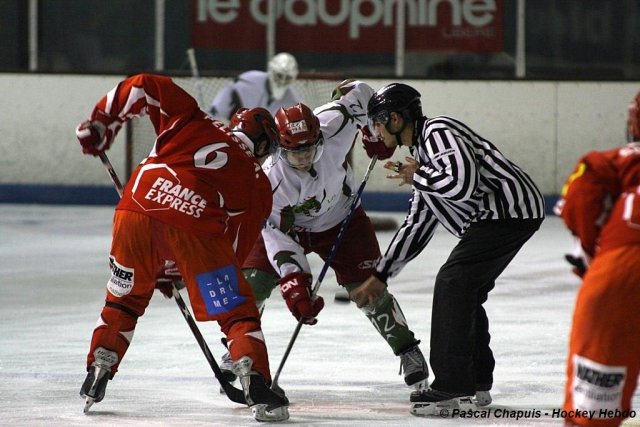 Photo hockey match Valence - Cergy-Pontoise le 30/01/2010