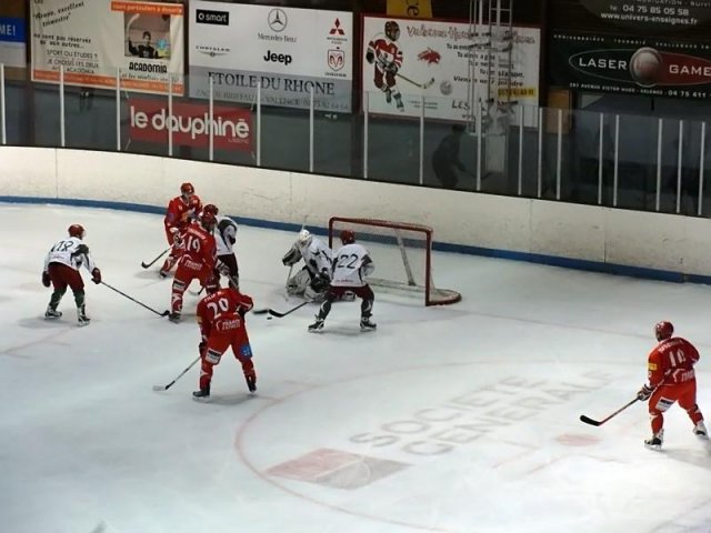 Photo hockey match Valence - Cergy-Pontoise le 30/01/2010