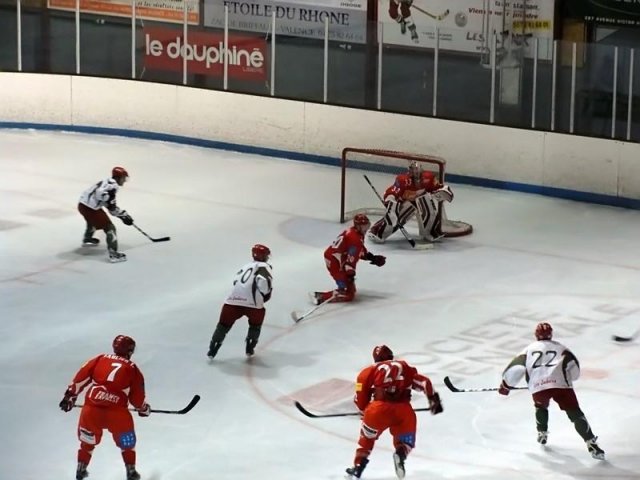 Photo hockey match Valence - Cergy-Pontoise le 30/01/2010