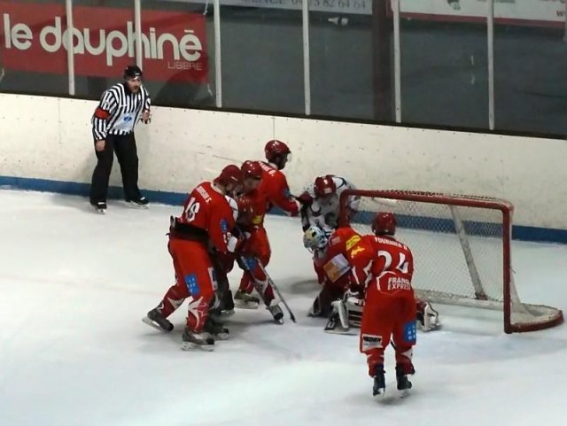 Photo hockey match Valence - Cergy-Pontoise le 30/01/2010