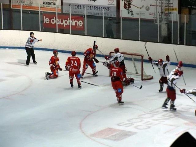 Photo hockey match Valence - Cergy-Pontoise le 30/01/2010