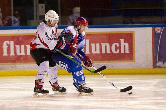 Photo hockey match Lyon - Courchevel-Méribel-Pralognan le 30/01/2010