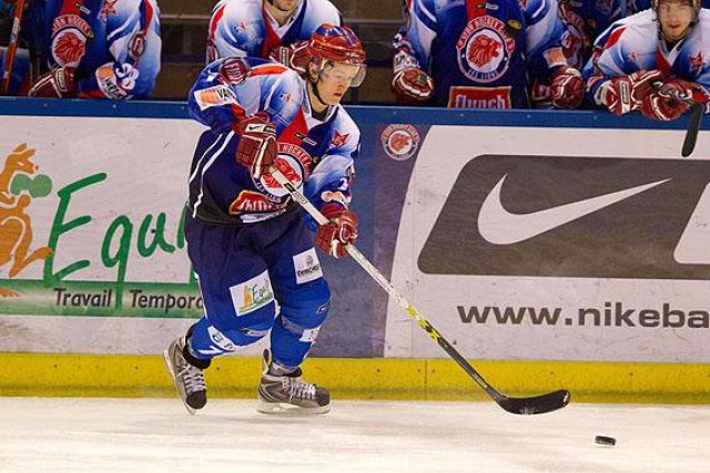 Photo hockey match Lyon - Courchevel-Méribel-Pralognan le 30/01/2010
