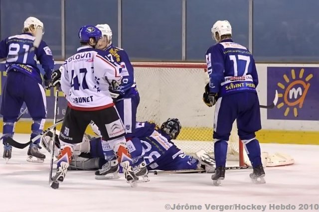 Photo hockey match Montpellier  - Brest  le 30/01/2010