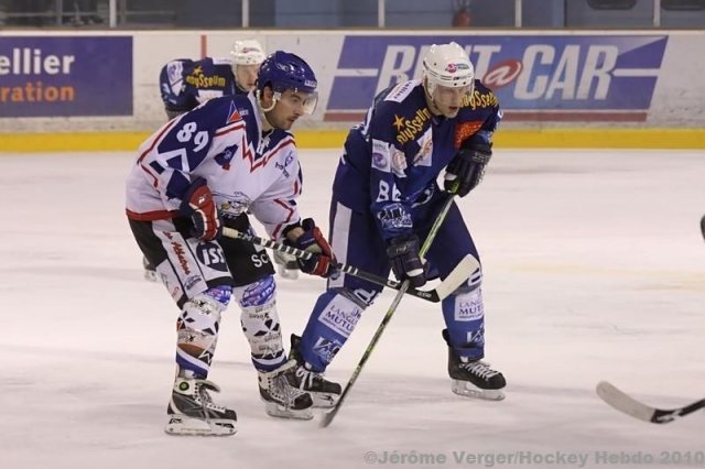 Photo hockey match Montpellier  - Brest  le 30/01/2010