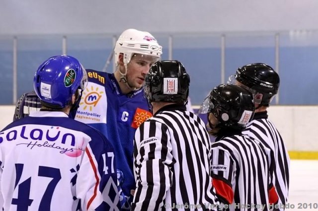 Photo hockey match Montpellier  - Brest  le 30/01/2010