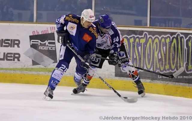 Photo hockey match Montpellier  - Brest  le 30/01/2010