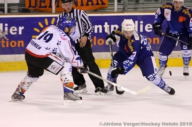 Photo hockey match Montpellier  - Brest  le 30/01/2010