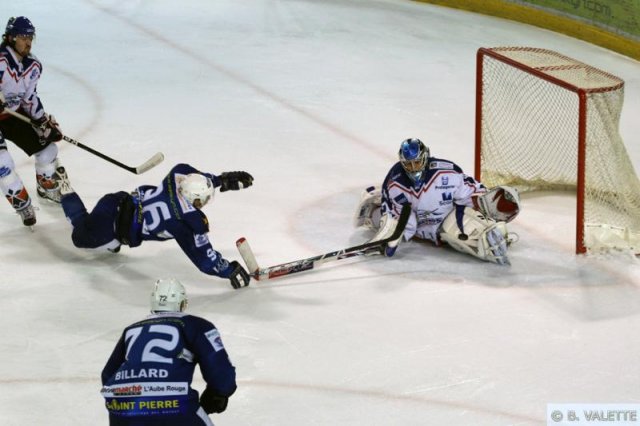 Photo hockey match Montpellier  - Brest  le 30/01/2010