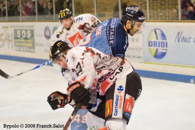 Photo hockey match Angers  - Amiens  le 02/02/2010