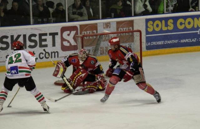 Photo hockey match Morzine-Avoriaz - Mont-Blanc le 02/02/2010