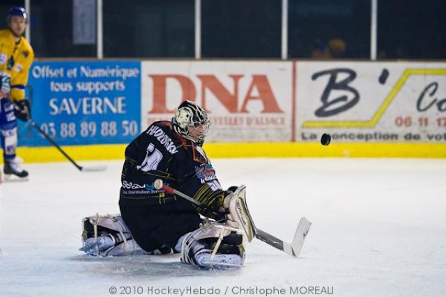 Photo hockey match Strasbourg  - Dijon  le 02/02/2010