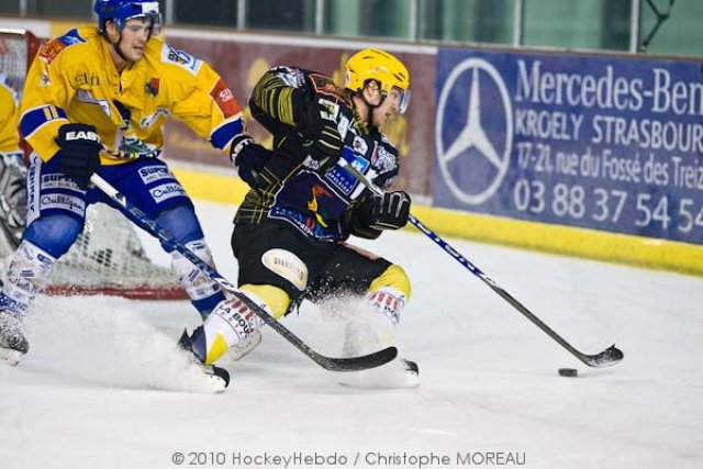 Photo hockey match Strasbourg  - Dijon  le 02/02/2010