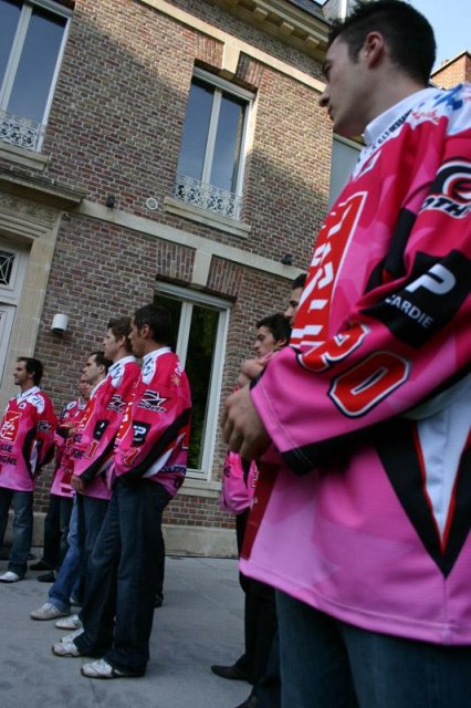 Photo hockey reportage Amiens dévoile son nouveau maillot