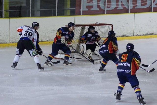 Photo hockey match Nice - Caen  le 13/02/2010
