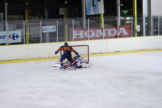 Photo hockey match Nice - Caen  le 13/02/2010