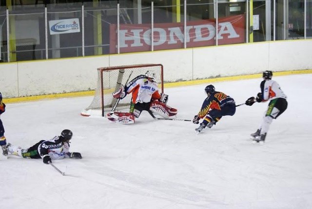 Photo hockey match Nice - Caen  le 13/02/2010