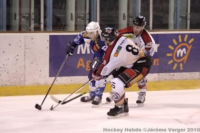 Photo hockey match Montpellier  - Bordeaux le 13/02/2010
