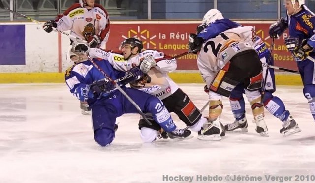 Photo hockey match Montpellier  - Bordeaux le 13/02/2010