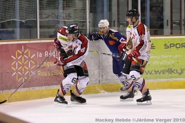 Photo hockey match Montpellier  - Bordeaux le 13/02/2010