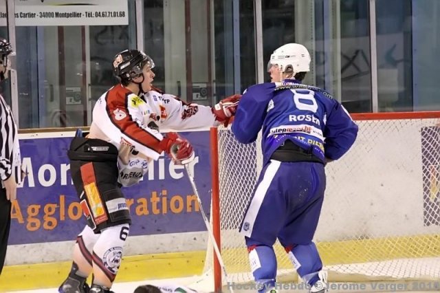 Photo hockey match Montpellier  - Bordeaux le 13/02/2010