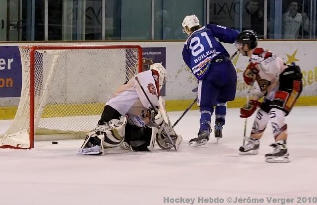 Photo hockey match Montpellier  - Bordeaux le 13/02/2010