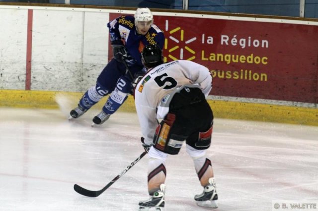 Photo hockey match Montpellier  - Bordeaux le 13/02/2010