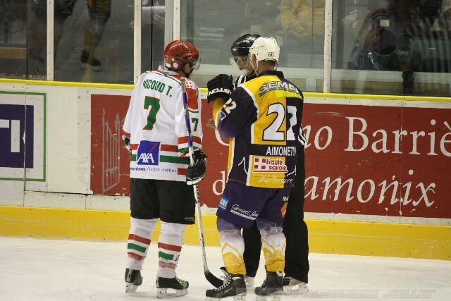 Photo hockey match Chamonix  - Mont-Blanc le 19/02/2010