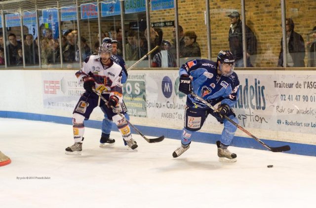 Photo hockey match Angers  - Grenoble  le 20/02/2010
