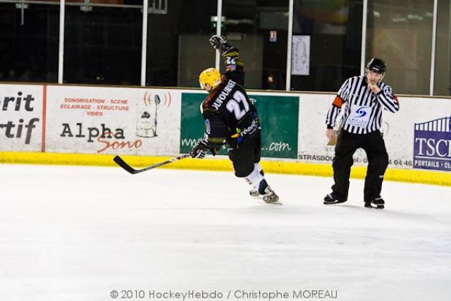 Photo hockey match Strasbourg  - Briançon  le 20/02/2010