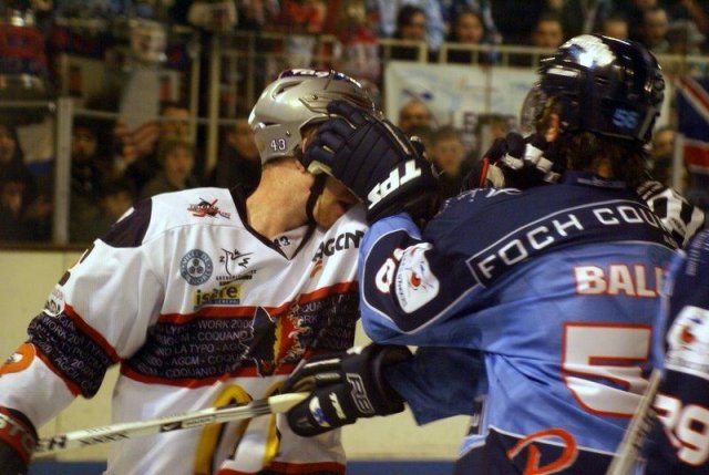 Photo hockey match Angers  - Grenoble  le 20/02/2010