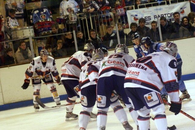 Photo hockey match Angers  - Grenoble  le 20/02/2010
