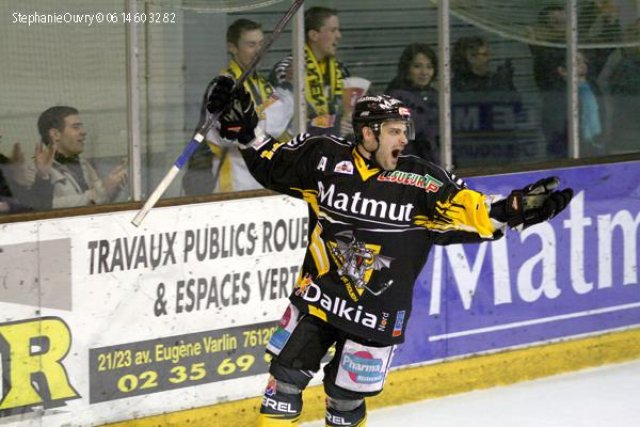 Photo hockey match Rouen - Amiens  le 20/02/2010
