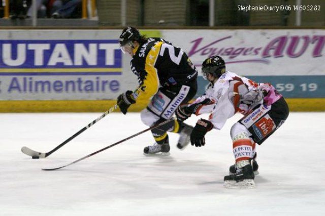 Photo hockey match Rouen - Amiens  le 20/02/2010
