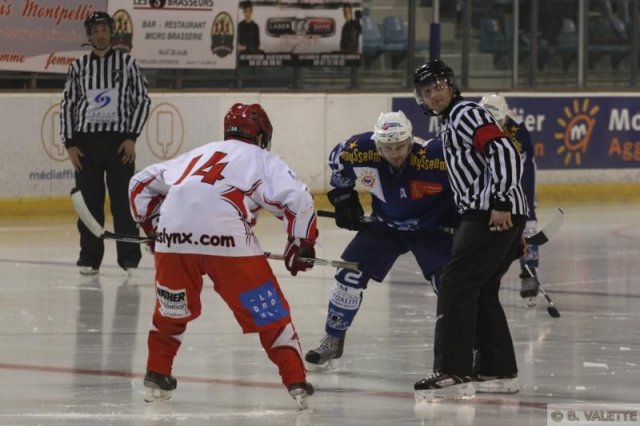 Photo hockey match Montpellier  - Valence le 20/02/2010