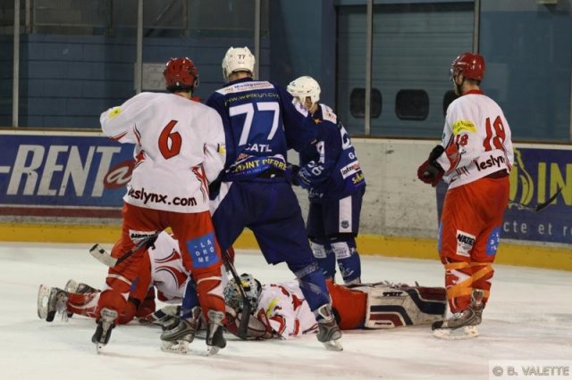 Photo hockey match Montpellier  - Valence le 20/02/2010
